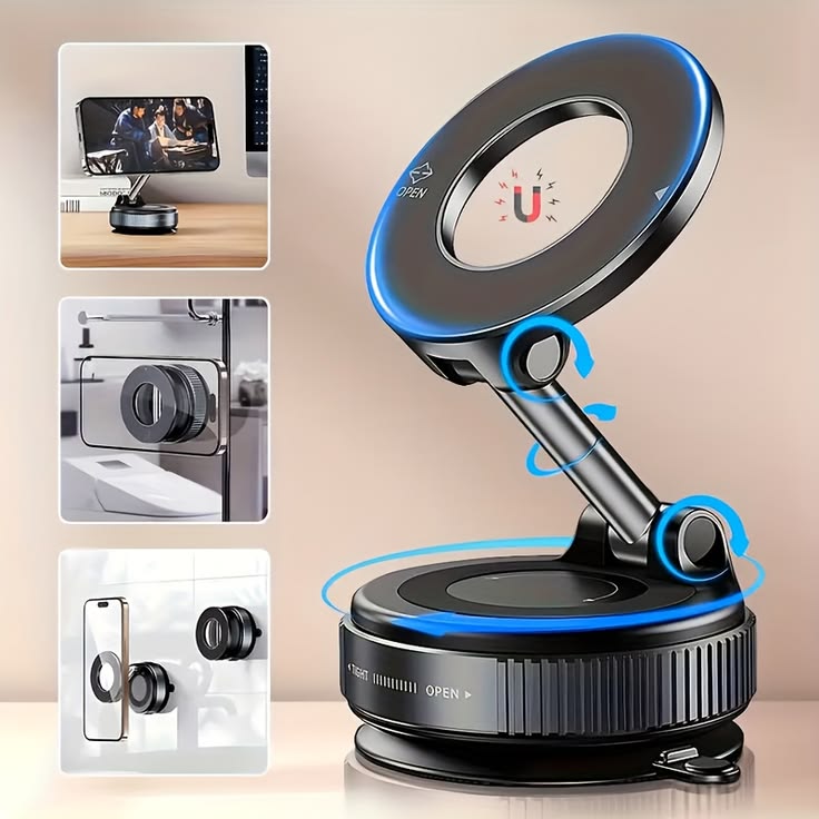 Vacuum Magnetic Phone Holders